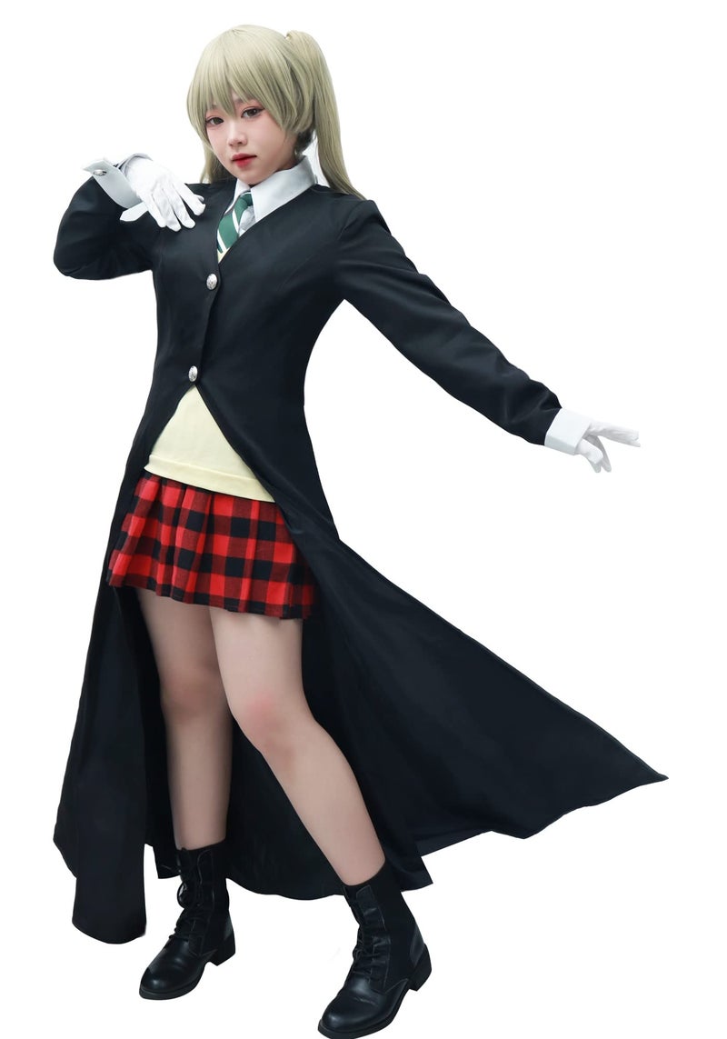 DAZCOS US Size Women's Anime Cosplay Costume Outfit with Gloves Christmas Costume (Women L) - Image 3